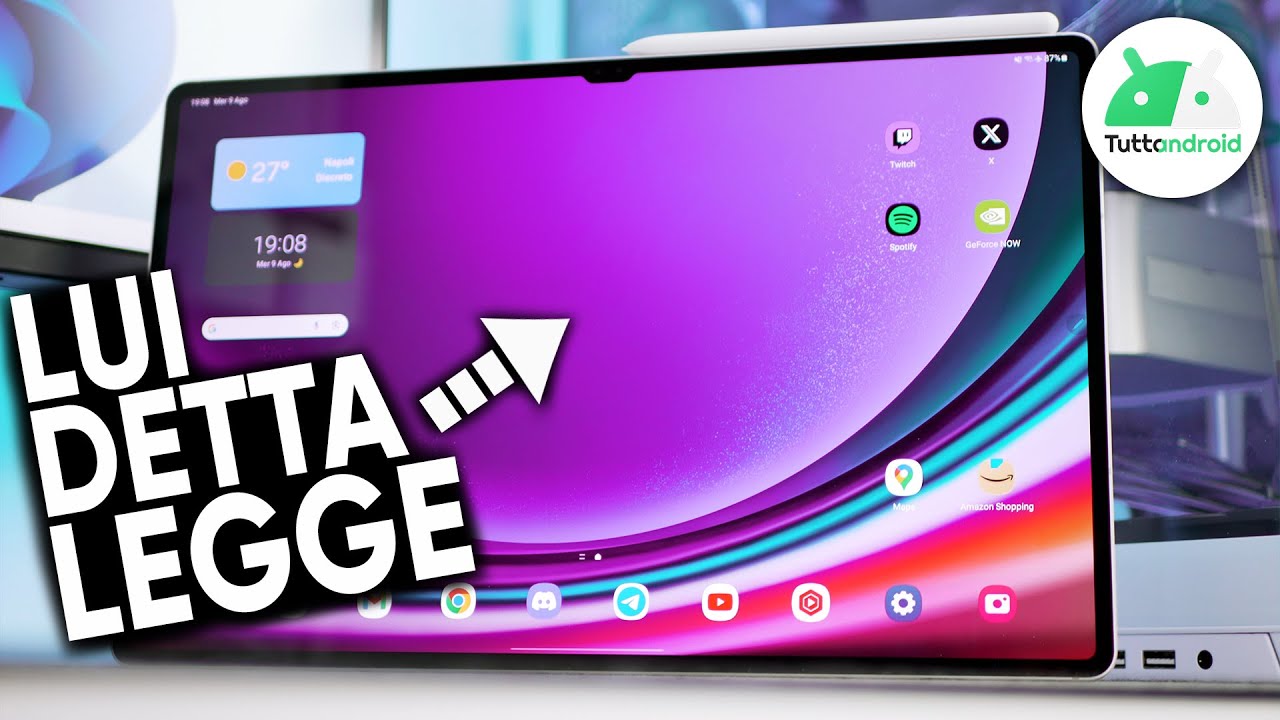Il nuovo RE dei TABLET, ha ben 5 NOVITÀ: Samsung GALAXY Tab S9 ULTRA