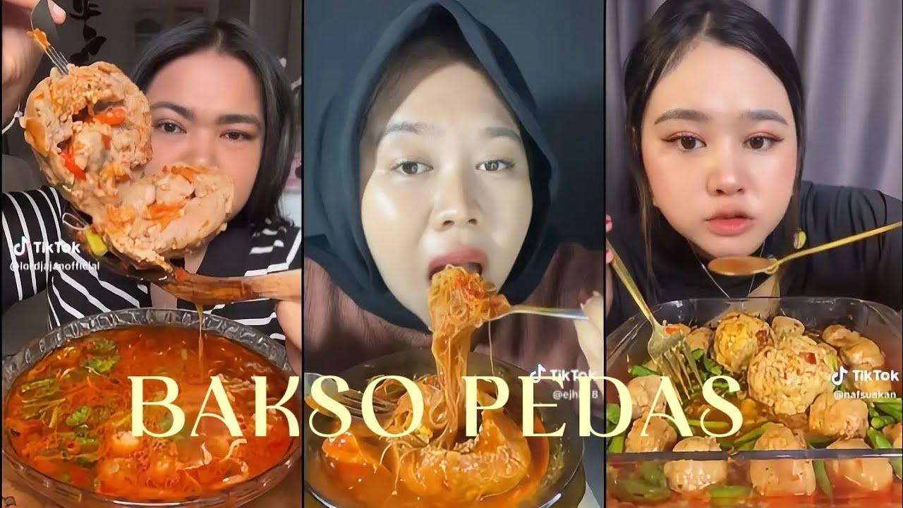 KUMPULAN MUKBAANG BAKSO PEDAS