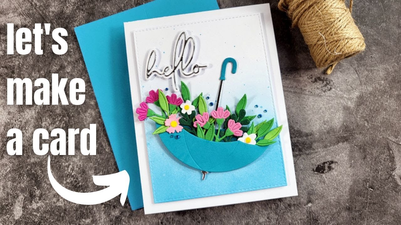 umbrella bloom |  using my NEW Spellbinders collection !