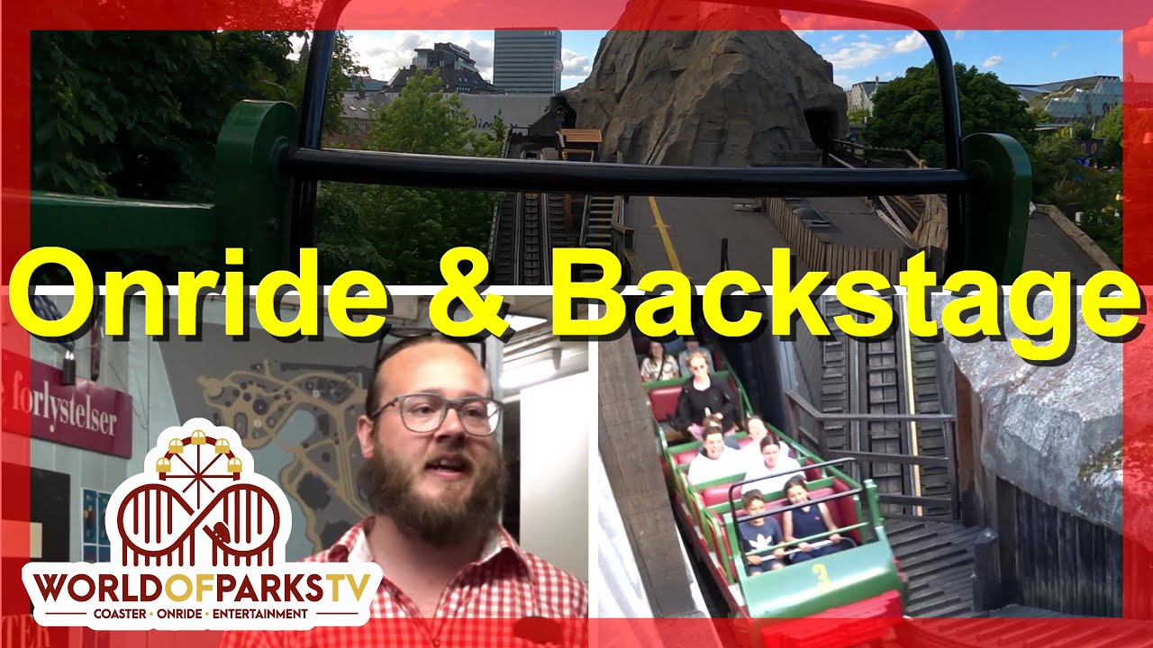 Rutschebanen (ONRIDE POV) Tivoli Gardens Copenhagen 2022 - Rutschebanen RollerCoaster Backstage Tour