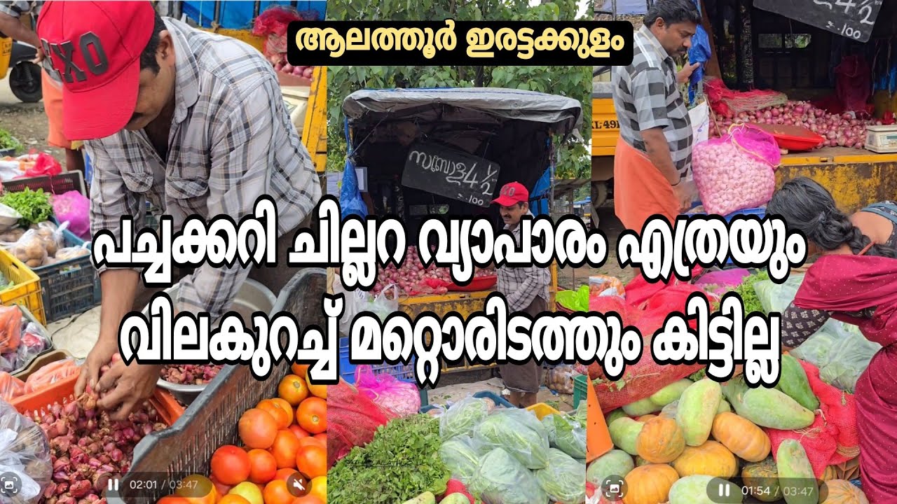 പച്ചക്കറി ചില്ലറ വ്യാപാരം ഇത്രയും വിലകുറച്ച് മറ്റൊരിടത്തും കിട്ടില്ല | ആലത്തൂർ ഇരട്ടക്കുളം | ഷെമീർ