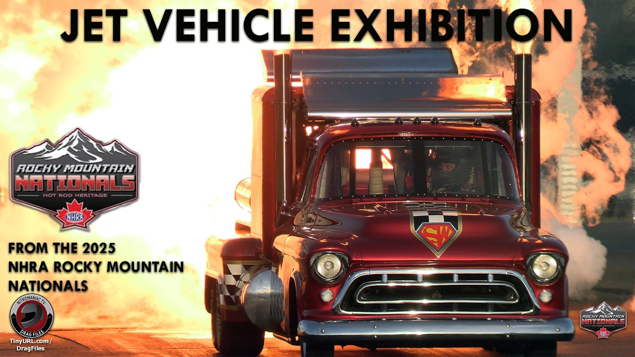 JET EXHIBITION ACTION FROM THE 2025 NHRA ROCKY MOUNTAIN NATIONALS