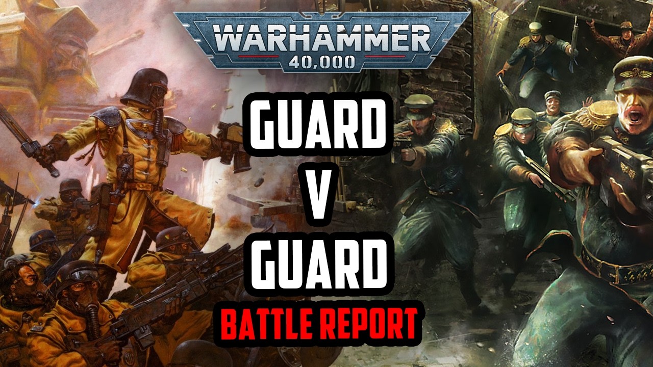 Iron Vs Steel! Mechanised Guard Vs Combined Arms Guard | Battle Report | Warhammer 40K