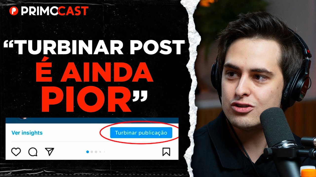 TRÁFEGO PAGO ACABA COM O ENGAJAMENTO NO INSTAGRAM? | PrimoCast 298