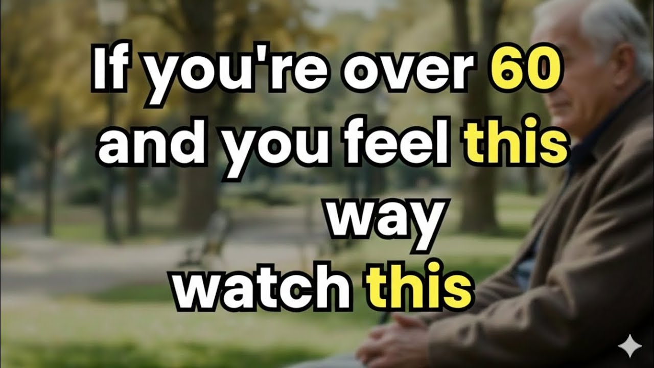 If you're over 60 and you feel this way: WATCH THIS NOW!