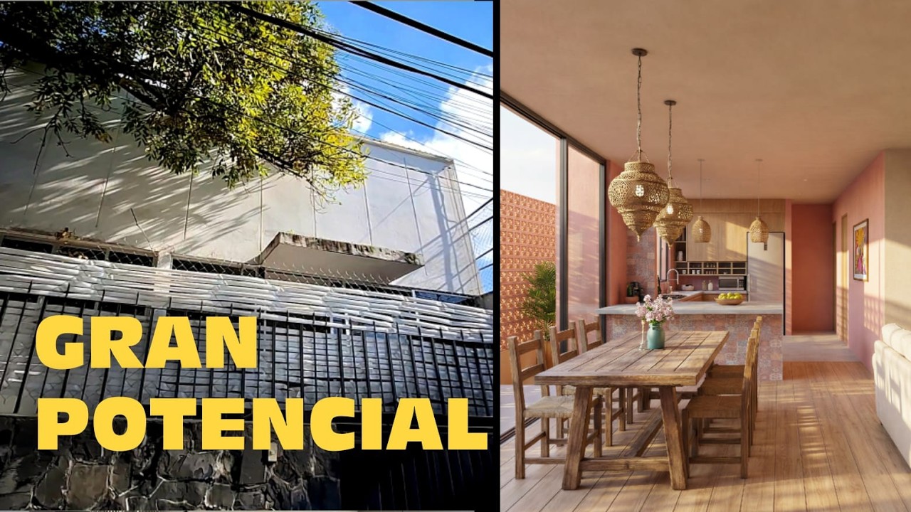 CASA PARA REMODELAR CON GRAN DISTRIBUCIÓN | PATIOS QUE TRASMITEN PAZ.