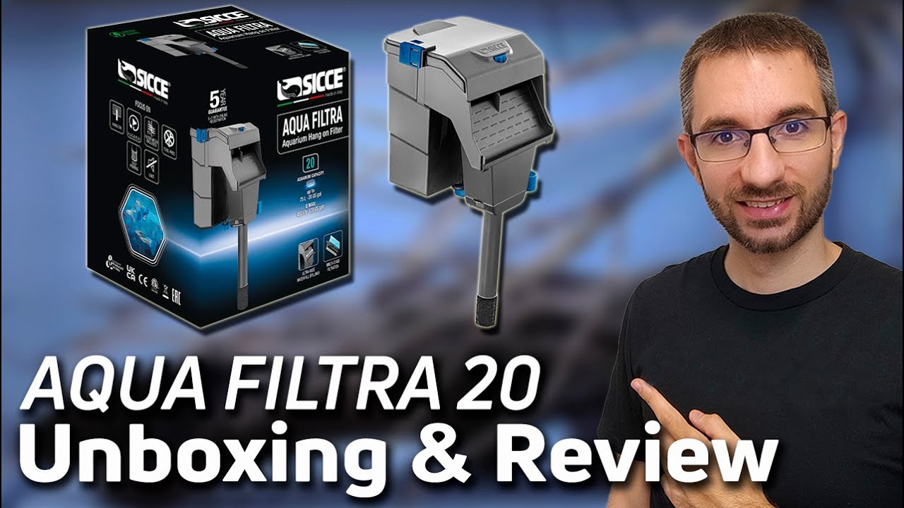 SICCE AQUA FILTRA 20 | Todo lo que Debes Saber | Filtro de Mochila para Acuarios