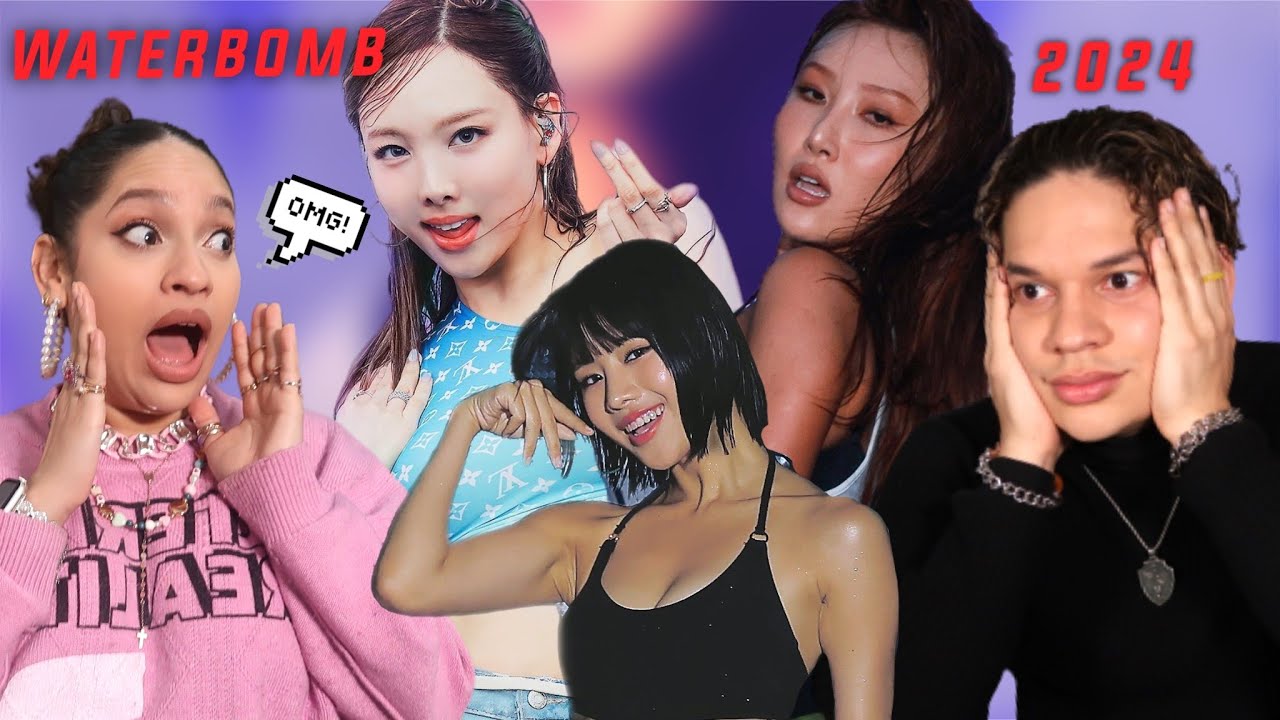Waleska & Efra react to Waterbomb Korea Festival 2024 ft Nayeon, Hwasa, Cha Eunwoo, Kiss Of Life