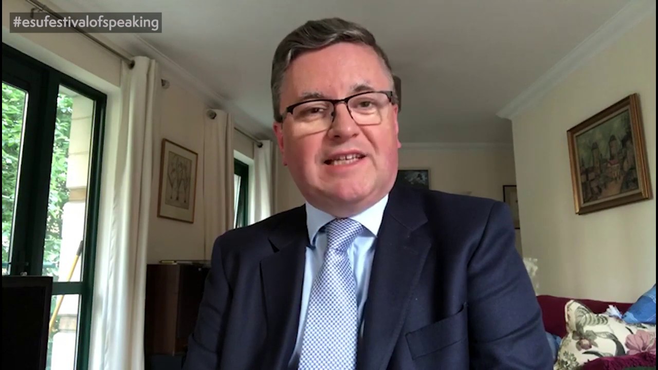 Robert Buckland, Lord Chancellor, encourages students to participate in the #esufestivalofspeaking