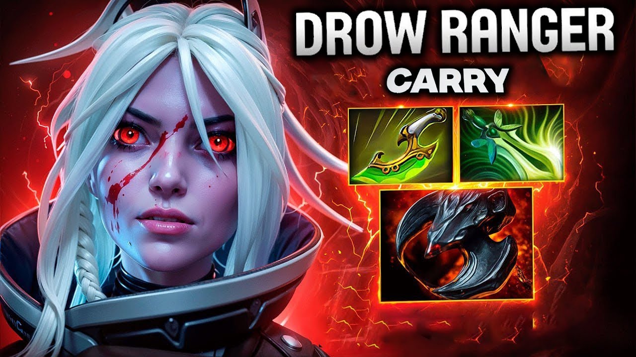 Brutal Frost Arrow Carry Drow Ranger 48Kills🔥Swift Blink + Butterfly + Satanic Hit Like a Truck🔥