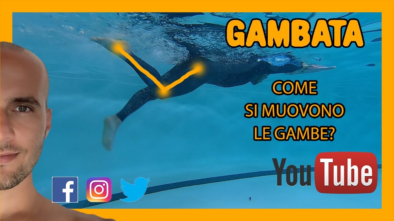 Corso di nuoto - Lezione 4 - Come si muovono le gambe? gambata °Stile Libero°[GIANNI BARBERINO]