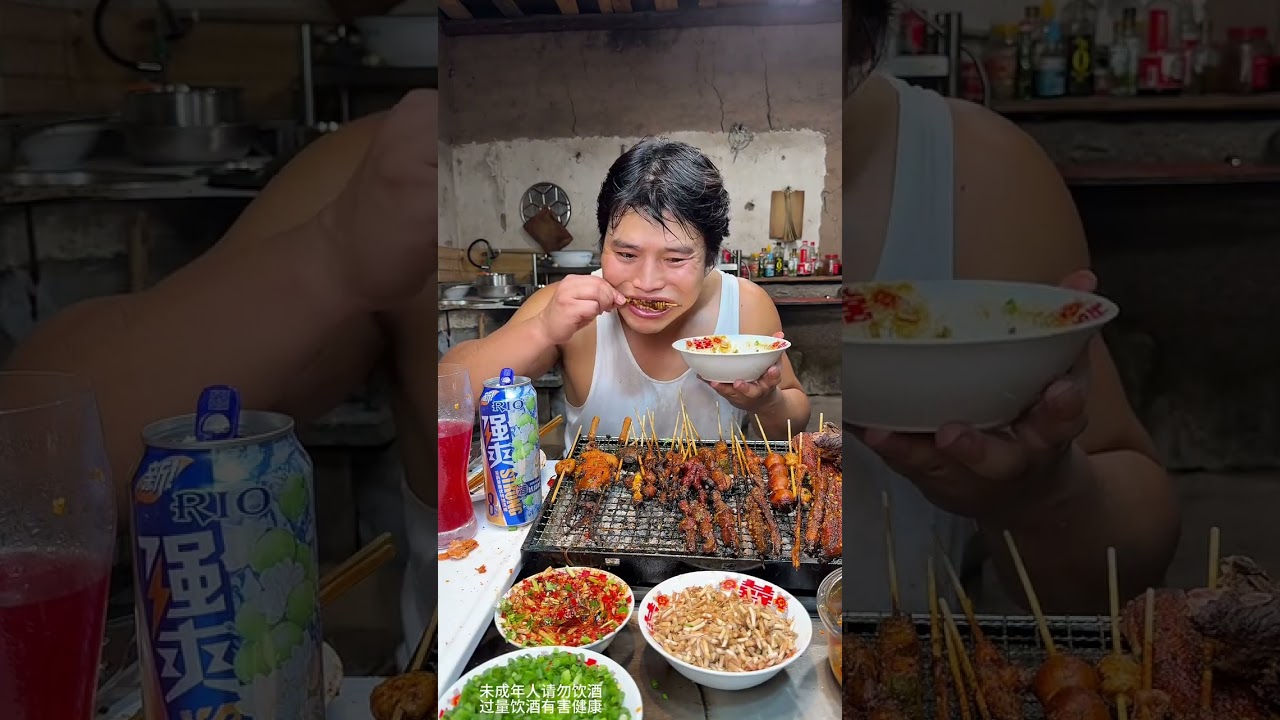 Ẩm Thực || làm món thịt nướng siêu cay một món ăn ngon  và nấm kim châm nướng #amthuc