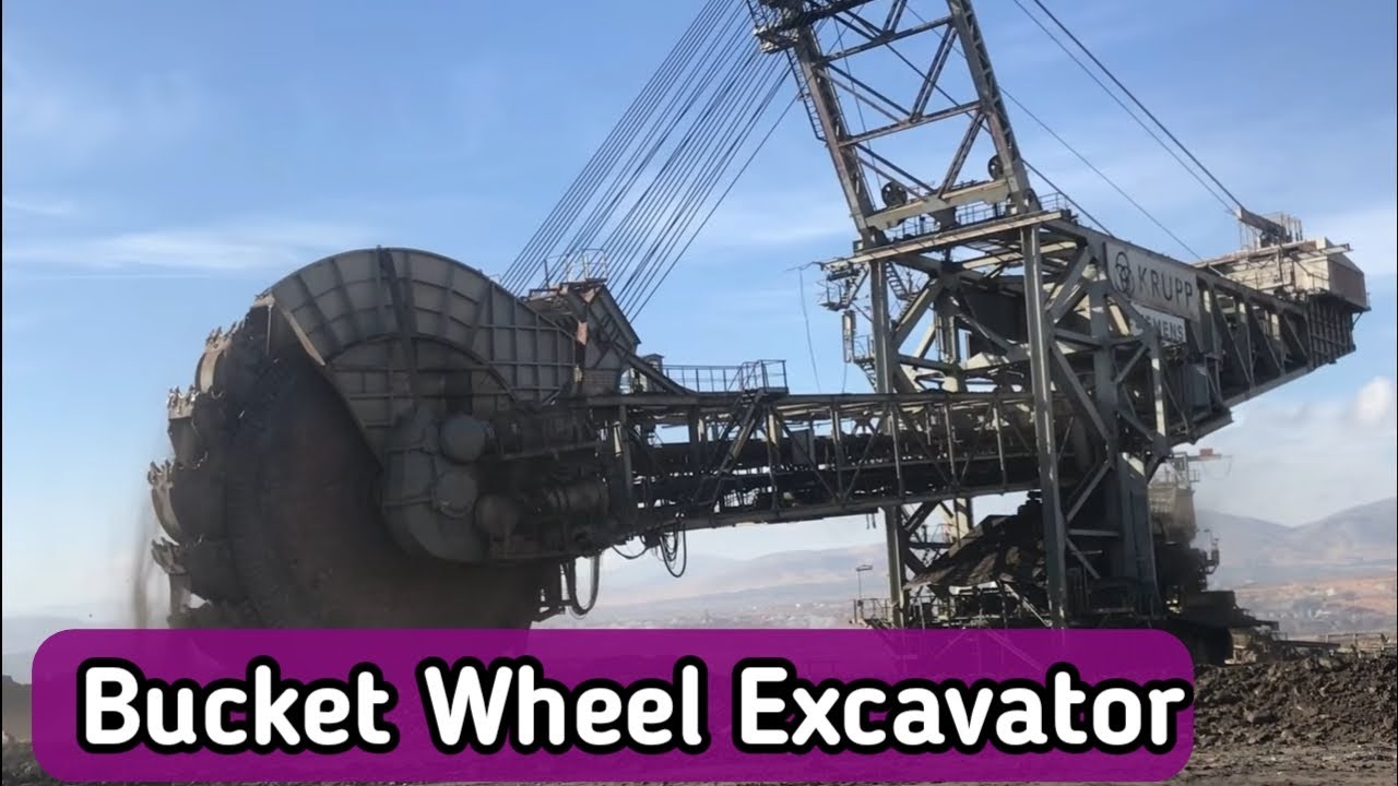 Bucket Wheel Excavator || Biggest Machinery used in Opencast Mines. #BWE #BUCKET_WHEEL_EXCAVATOR