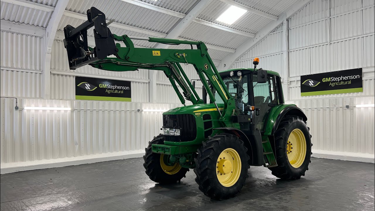 JOHN DEERE 6830 PREMIUM. Full Walk Around Video.