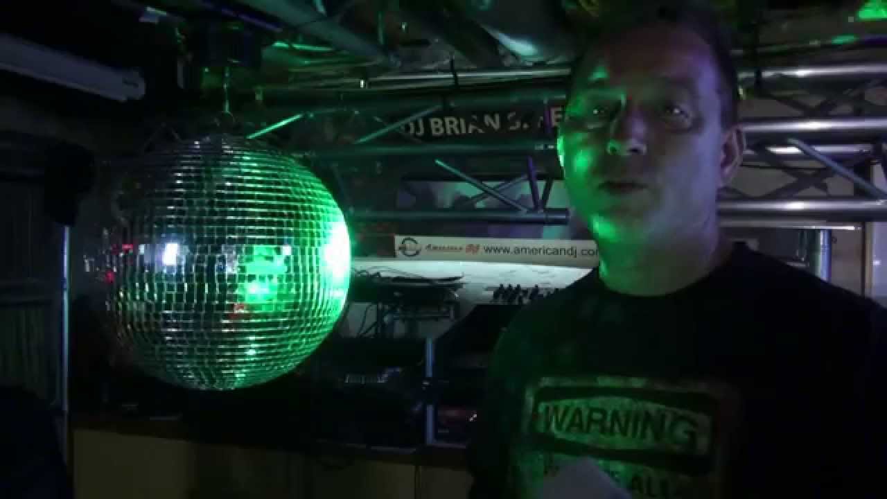 A Mirror Ball & The ADJ Pinpoint GO