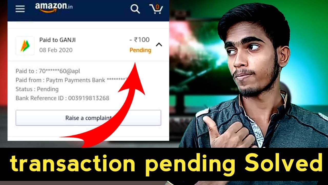 Amazon pay UPI transaction pending 2021 | Amazon pay pending transaction problem solve | refund paye