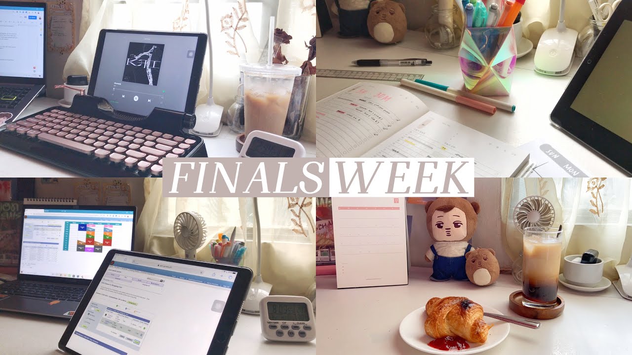finals week 📚 (college vlog)