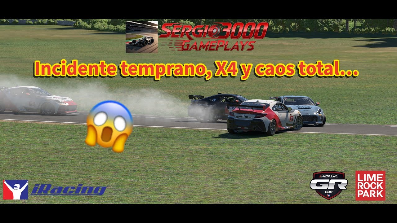 🔵iRacing: ¡X4 incidentes al principio y aun así SUBO Safety Rating! Remontada épica del P18 a P8