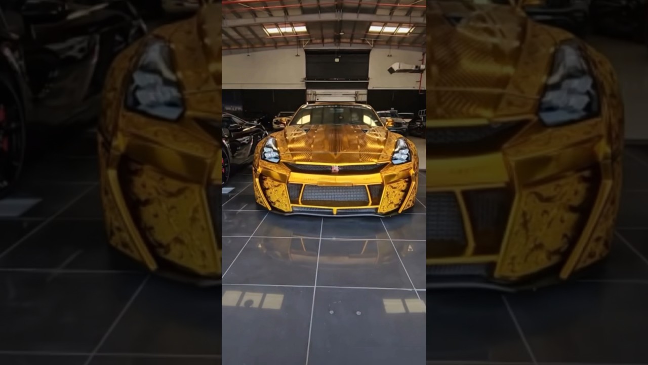 Real Gold GTR ⭐️ #gtr #gold #car