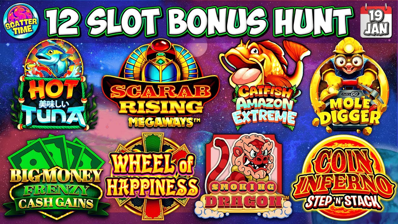 💥NEW GAMES! SAME 12 SLOT BONUS HUNT💥19.01.26💥