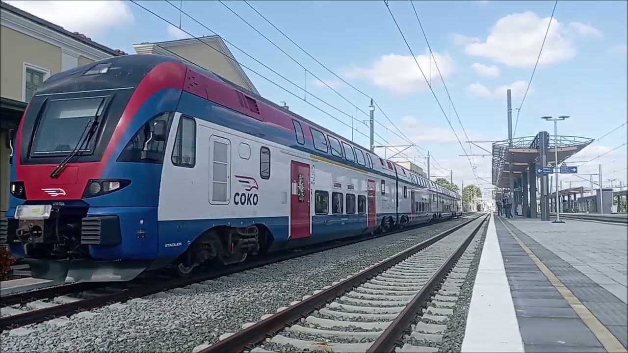 Az első vonatok