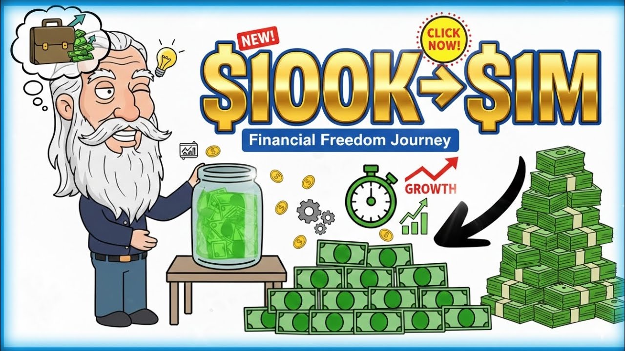 $100K → $1M 💰 | The Financial Freedom Journey Explained (Step-by-Step)