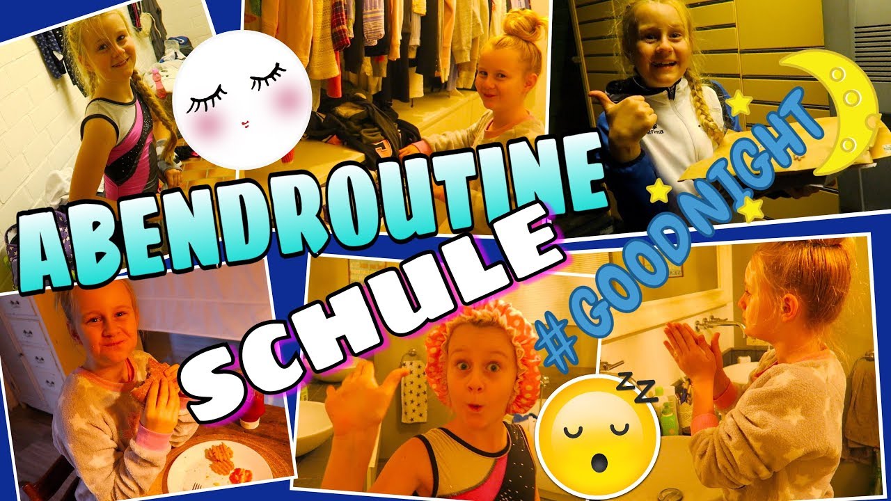 ABENDROUTINE SCHULE 💖📚 Nightroutine in der Woche | MAVIE Family