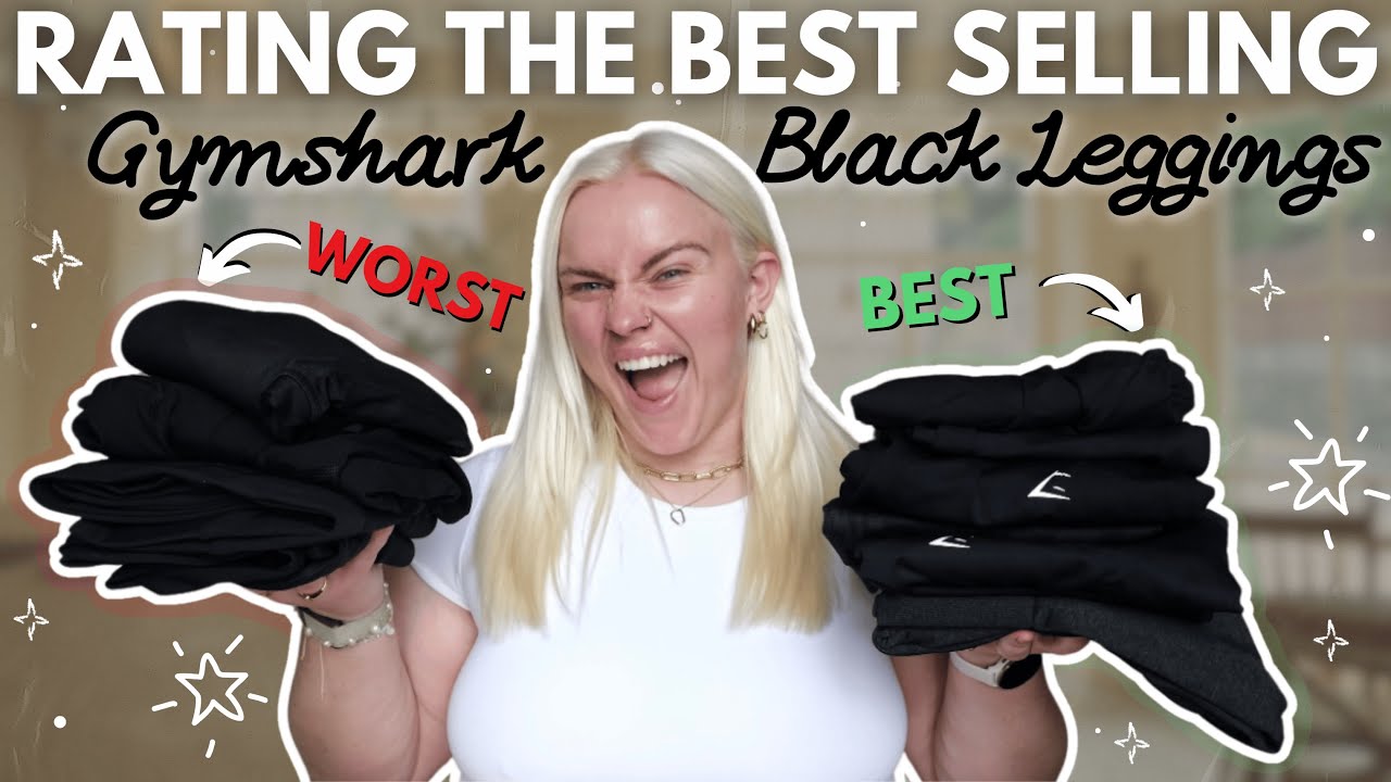 GYMSHARK LEGGING REVIEW: Rating the Best-Selling Black Leggings | Honest Try-On Haul | elmint