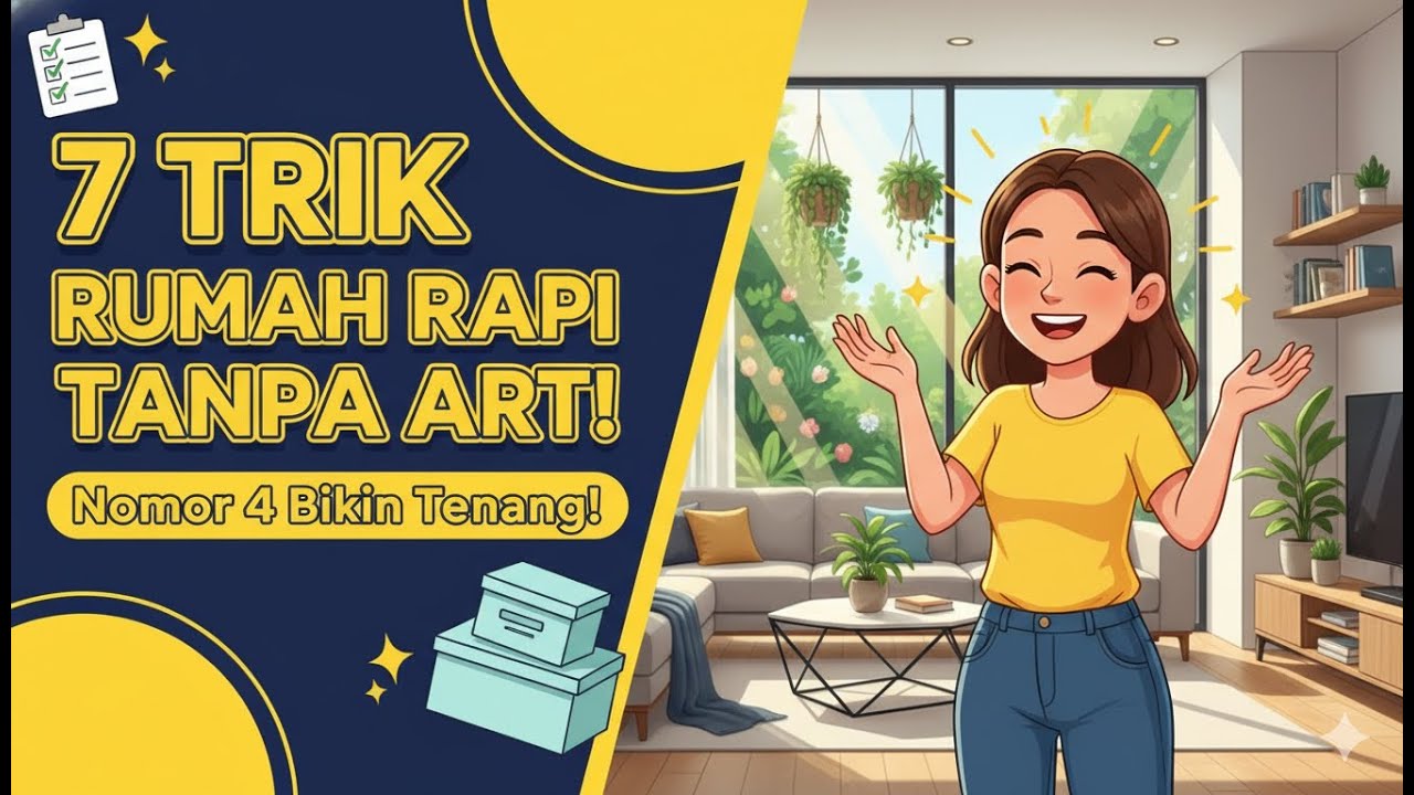 7 Trik Rumah Tetap Rapi Tanpa ART (asisten rumah tangga), Nomor 4 Bikin Hidup Lebih Tenang.