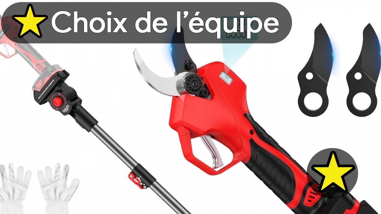 🏆 TOP 3 MEILLEUR SECATEUR TELESCOPIQUE ELECTRIQUE 2025