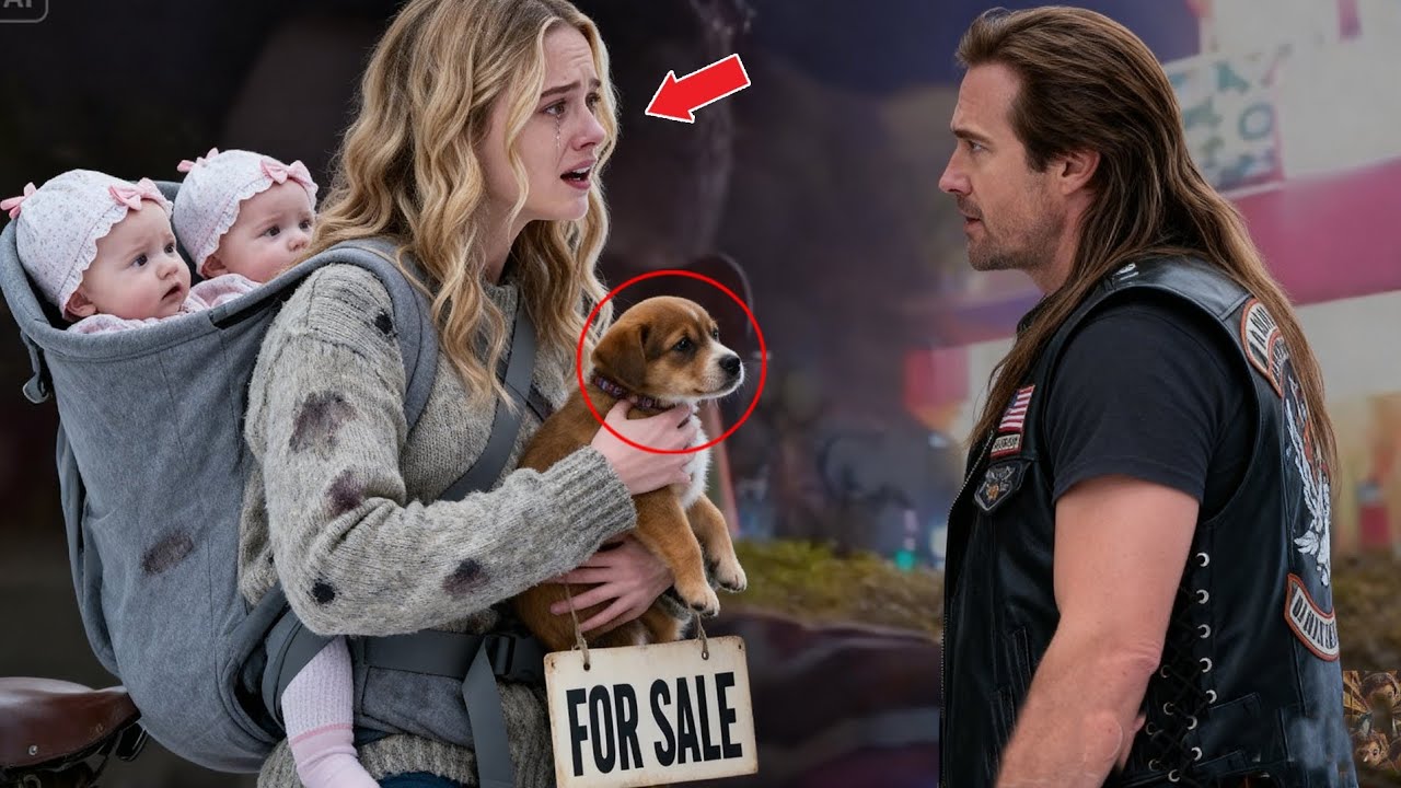Poor Mom Sells Her Puppy To Feed Her Twins… “A Young Hells Angel Changes Everything,”