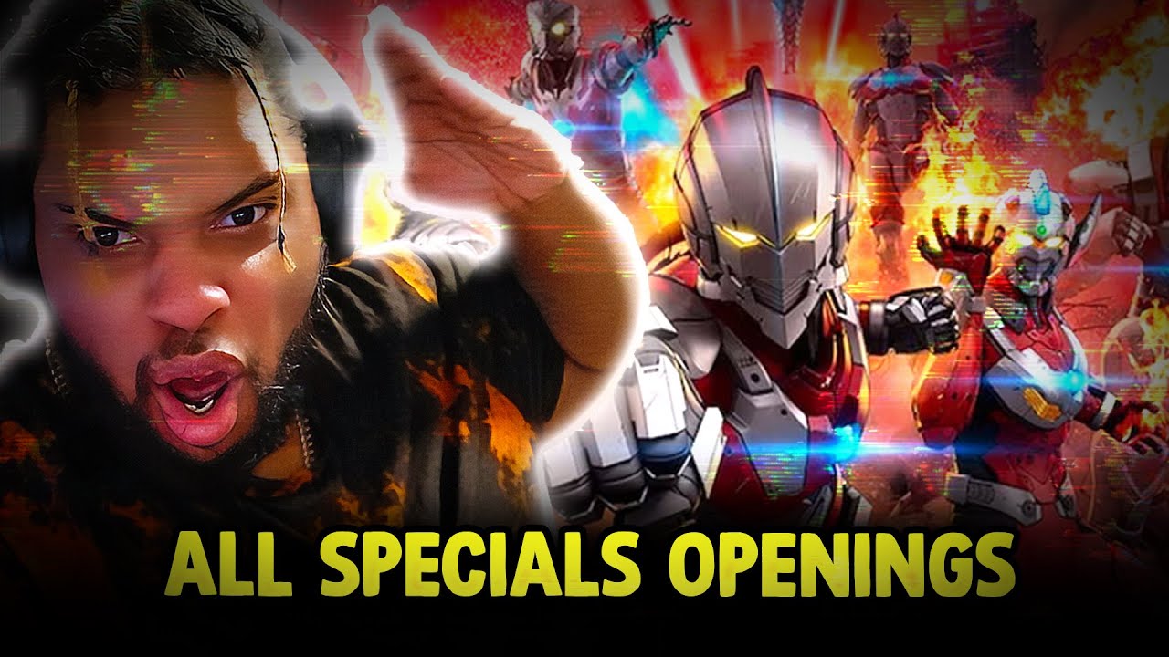 *First Time* Reacting to ALL Ultraman Openings (Specials)