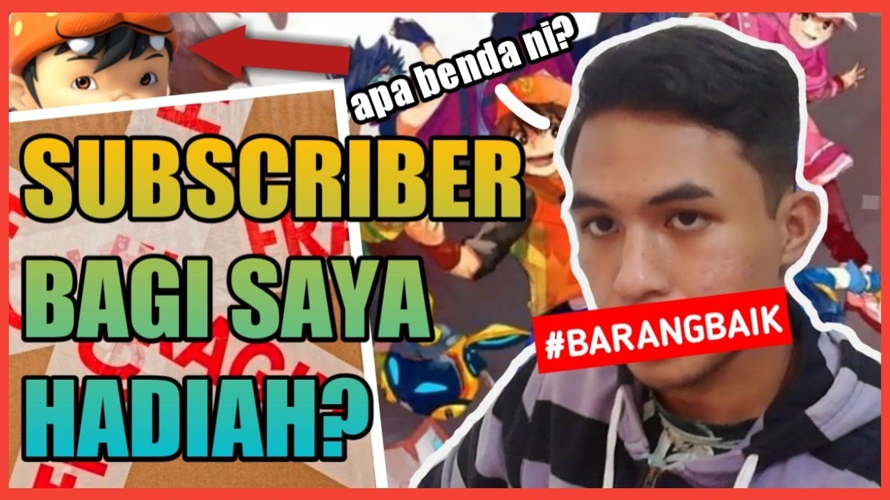 UNBOXING hadiah Subscriber!? | #BARANGBAIK