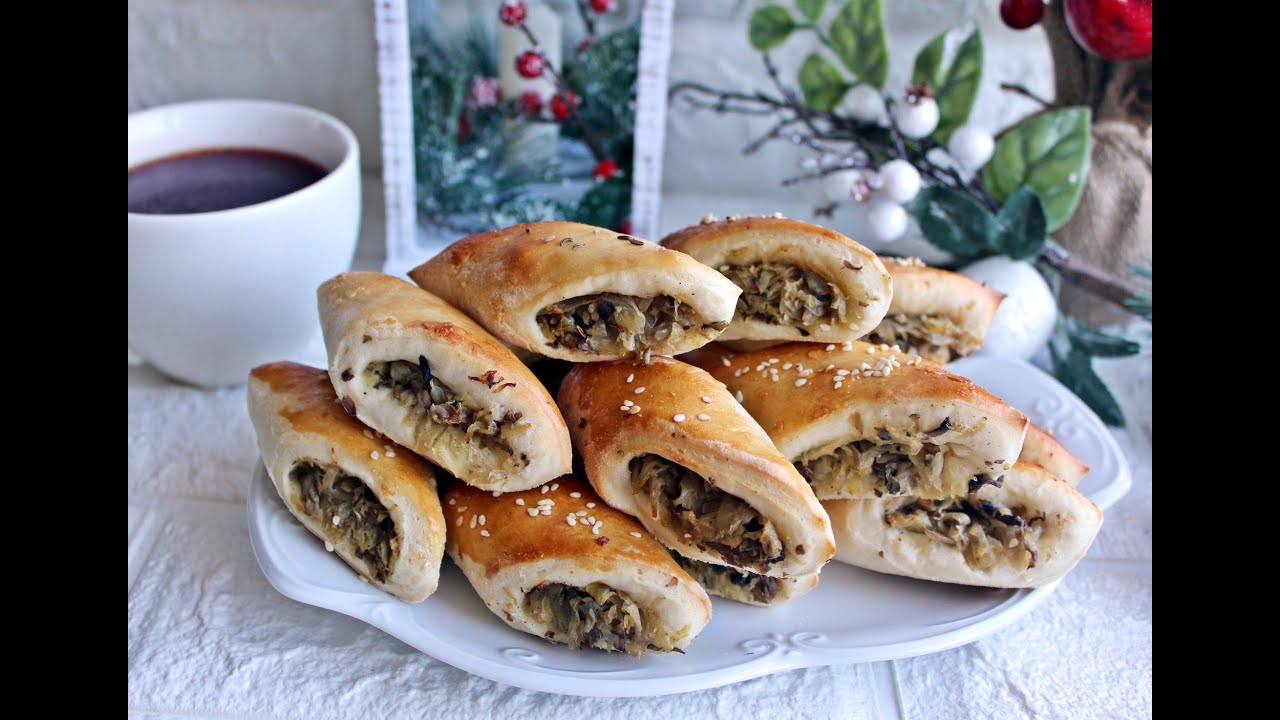 PASZTECIKI Z KAPUSTĄ I PIECZARKAMI  #wigilia #przekąski