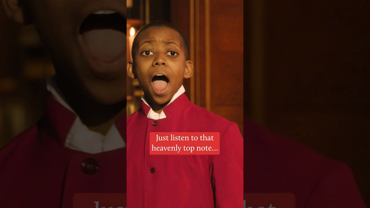 Malakai&rsquo;s angelic &lsquo;O Holy Night&rsquo; high note #Shorts #classicalmusic