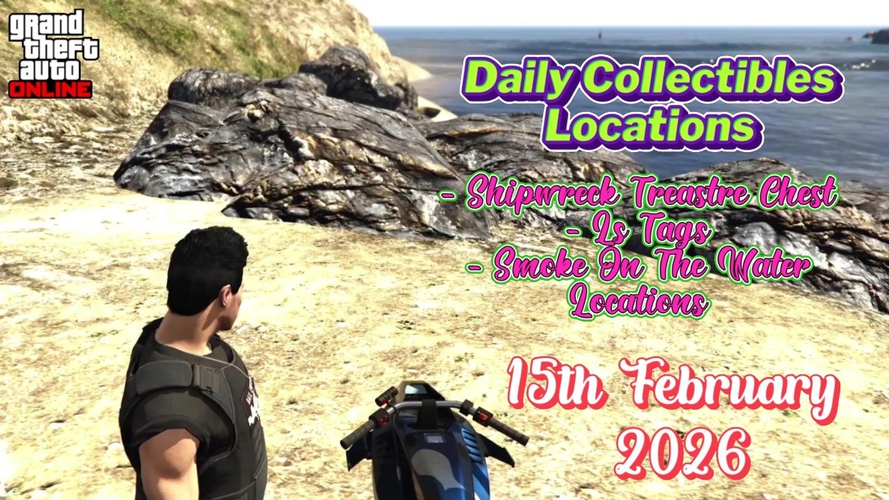 Daily Collectibles Locations Shipwreck Treasure Chest, LS Tags and Smoke On The Water Today GTA