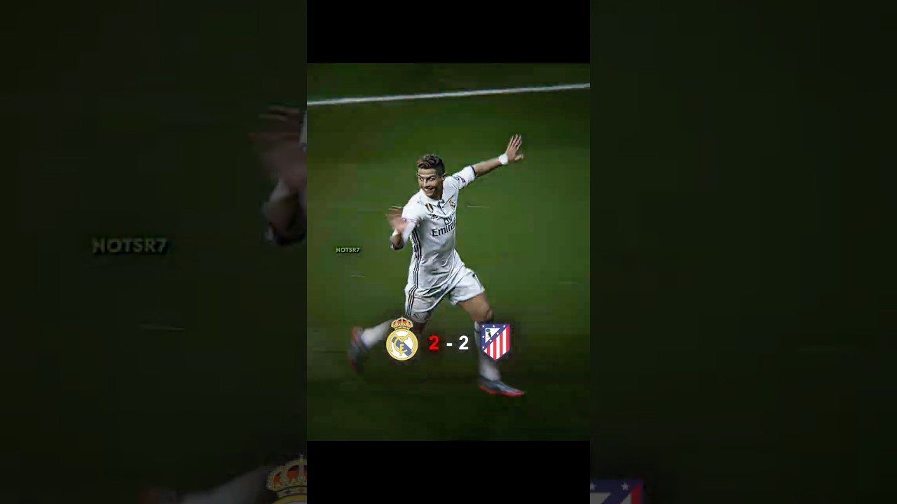 When Ronaldo destroyed Atletico in 2017 UCL Semi-Final 🐐🥶