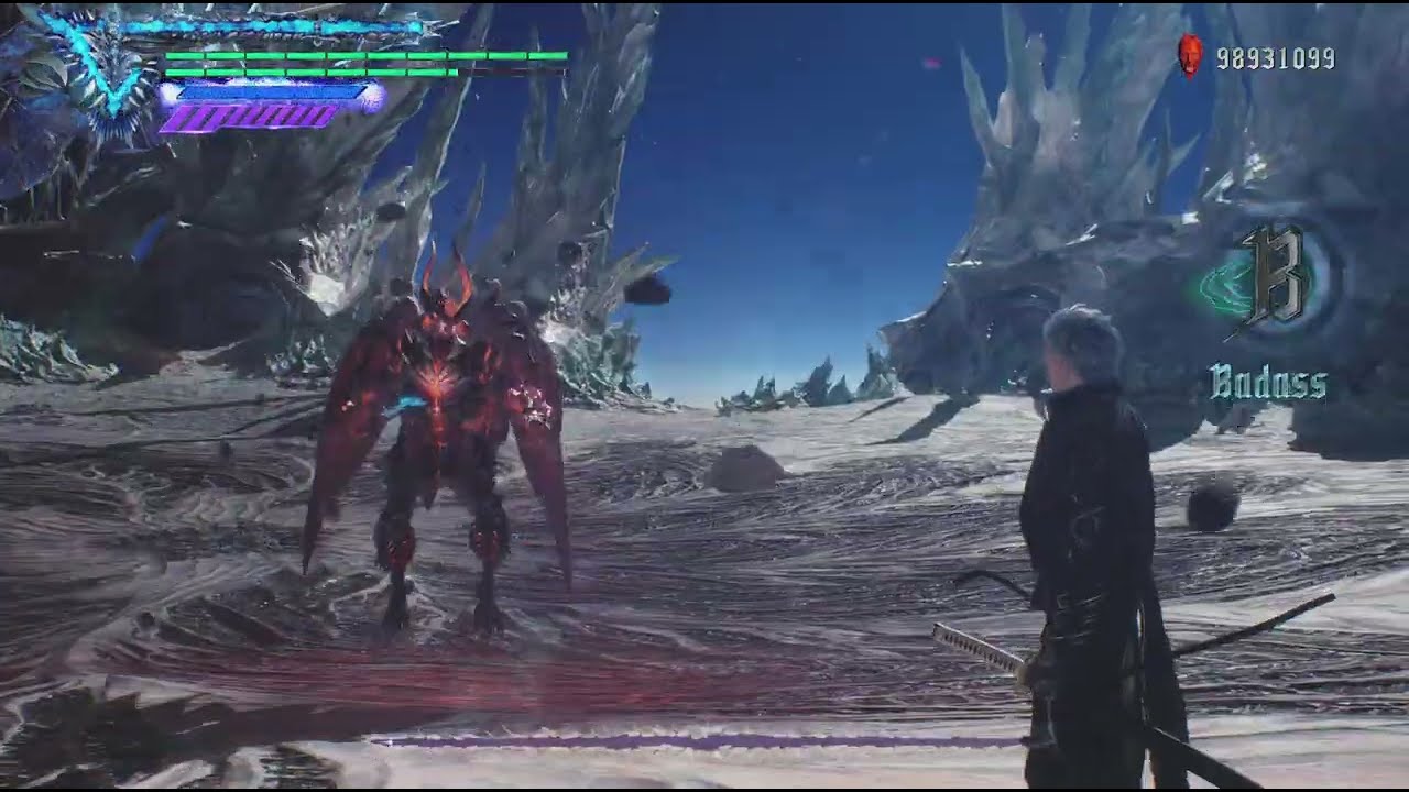 Devil May Cry 5 Vergil Beating Dante 22