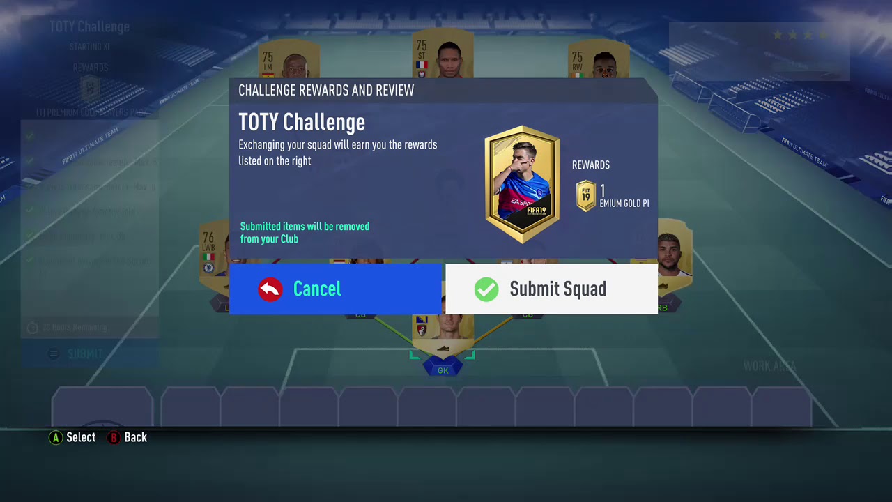 FIFA 19 COMPLETING TOTY CHALLENGE SBC !