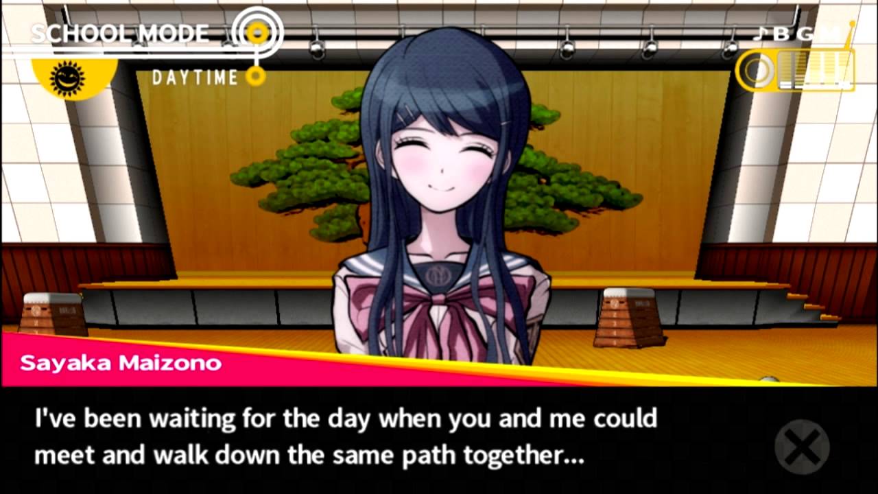 Dangan Ronpa: Sayaka Maizono's School Mode Ending