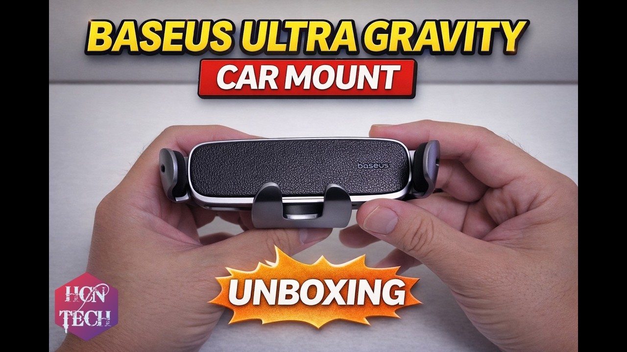 BASEUS Ultra Gravity Stand BS-CM059 – Unboxing & Car Test