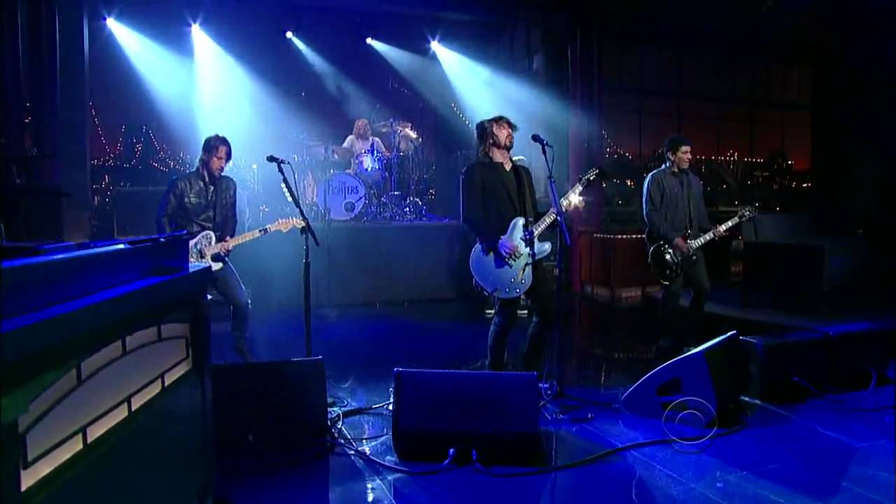 Foo Fighters - Rope(Live @ Letterman) - new song 2011