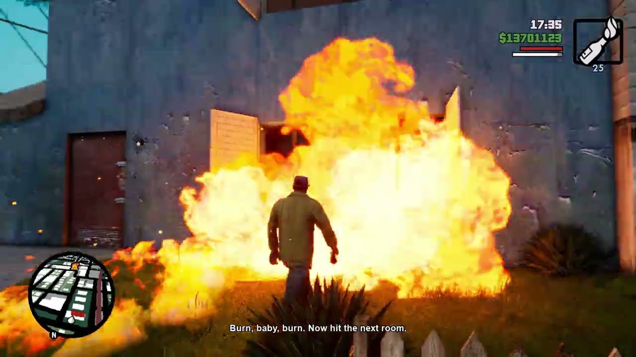 GTA San Andreas House Party & Burning Desire | Gang Fight & Rescue Mission 🔥