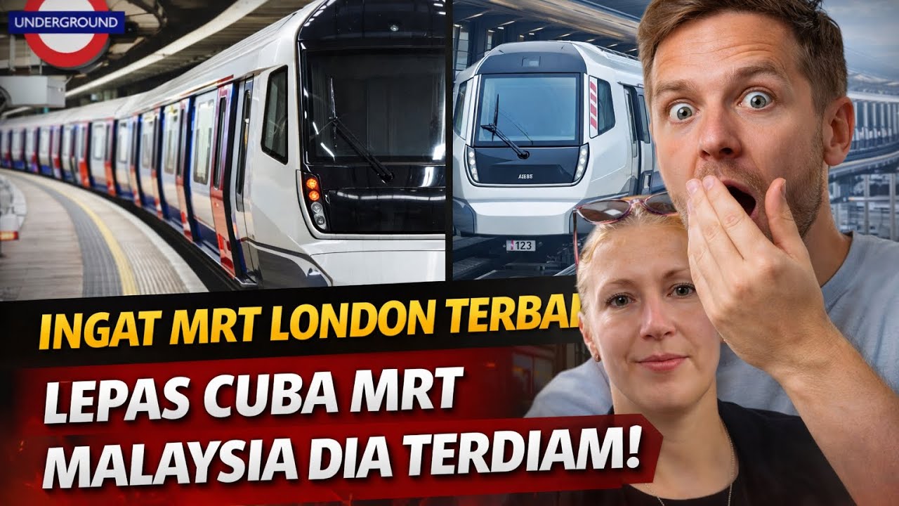 MAT SALEH DARI LONDON CUBA MRT MALAYSIA — REAKSI DIA BUAT RAMAI TAK SANGKA!