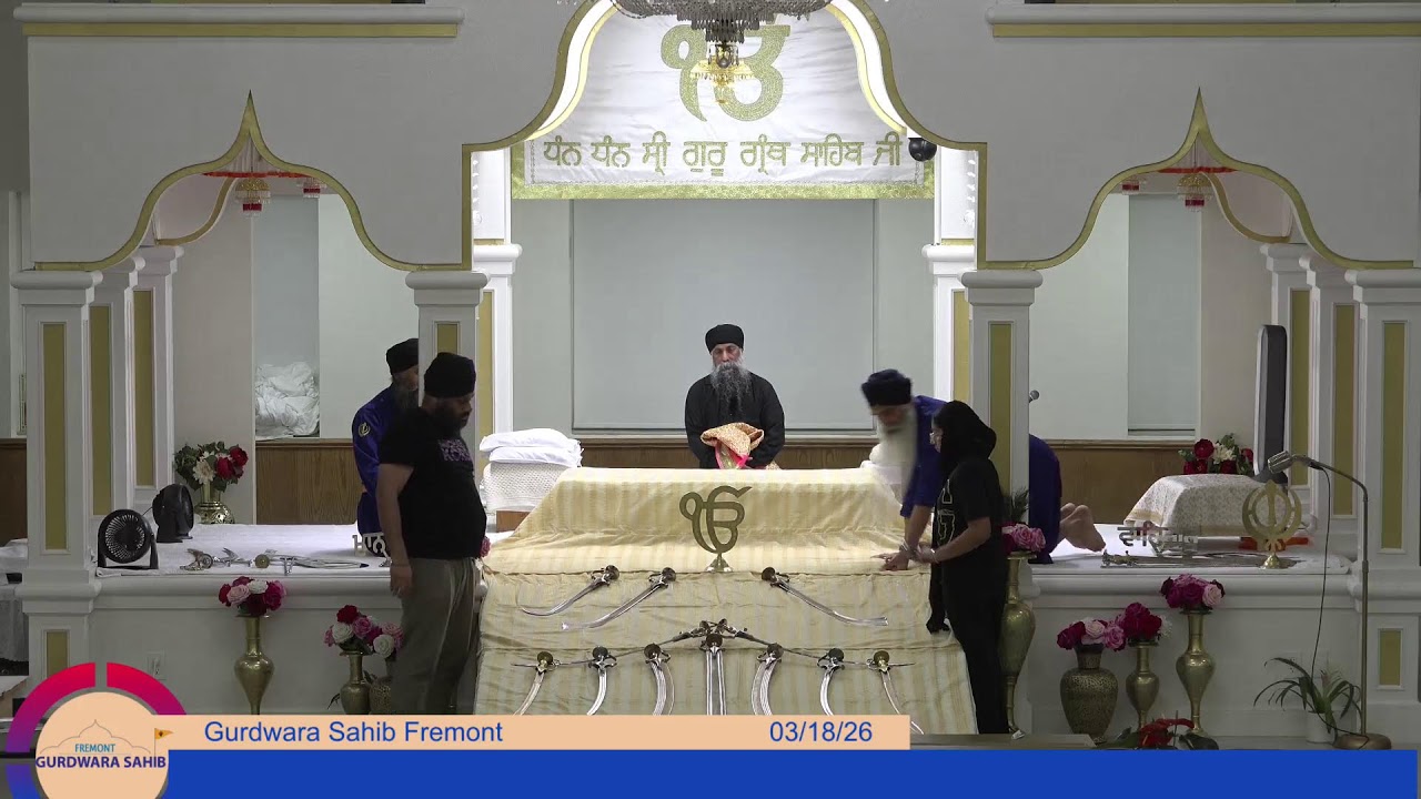 Gurdwara Sahib Fremont Evening Diwan 2026-03-18