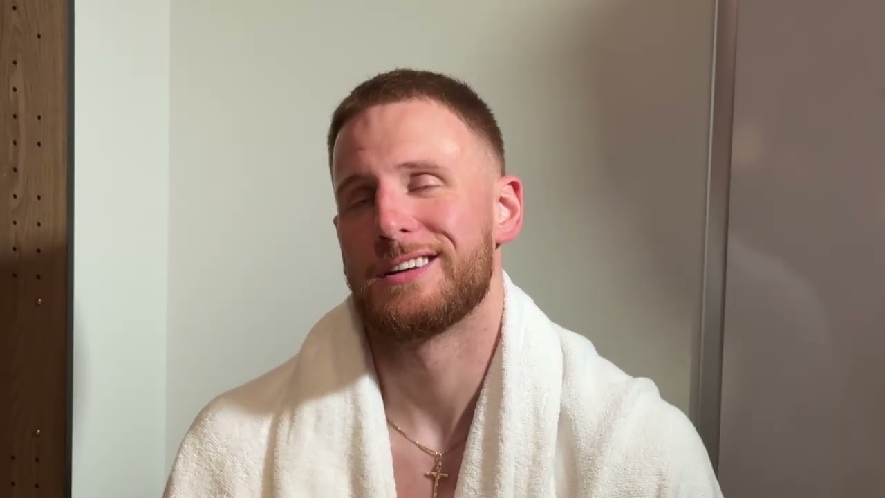 Donte DiVicenzo reacts after a win against the Clippers - 2/26/26