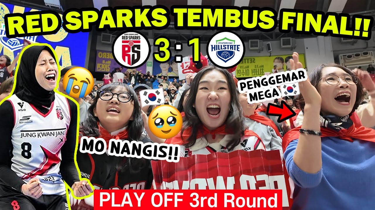 GAME TERSERU‼️ SETELAH 13 TAHUN RED SPARKS LOLOS KE FINAL🎉 NOBAR FANS GARIS KERAS MEGA @쏭쏭시은TV songsongsieun
