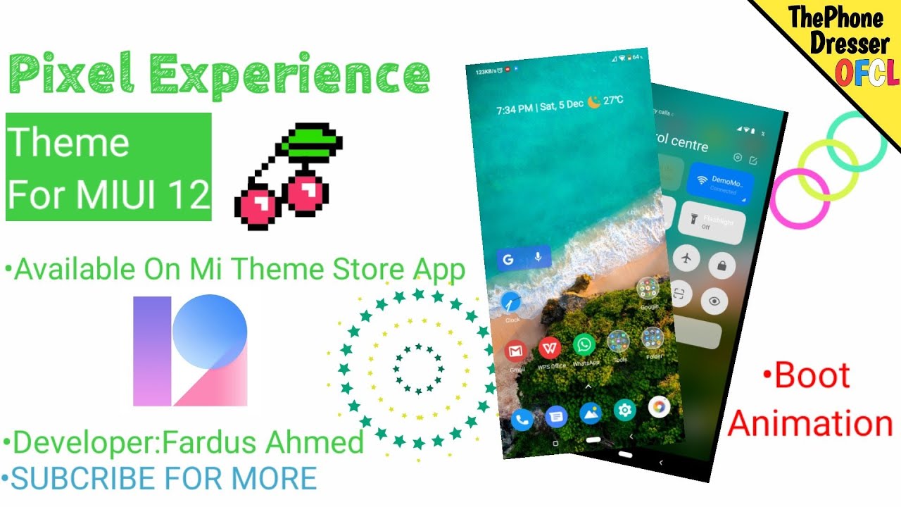 Google Pixel Theme For MIUI 12 | Xiaomi Devices | By Fardus Ahmed