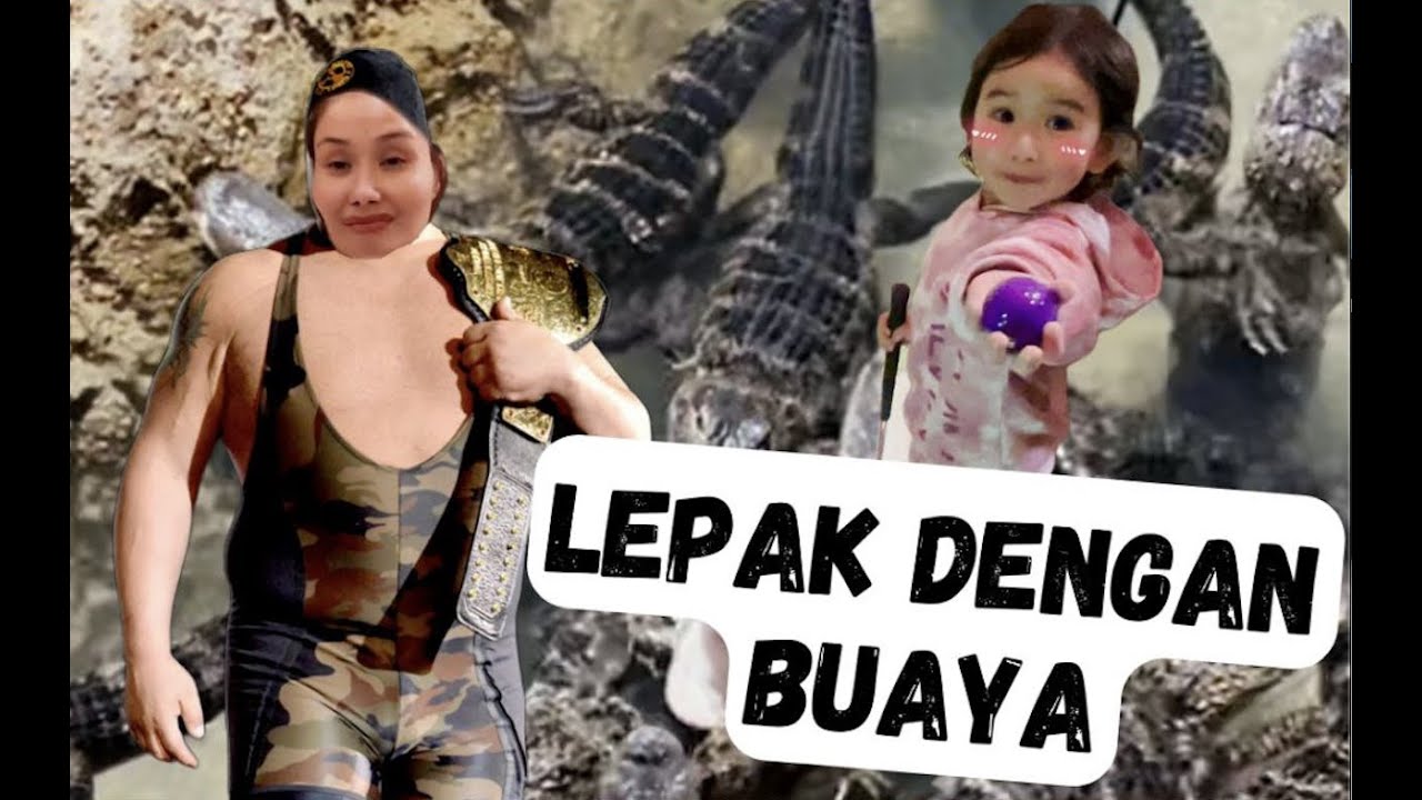Bagi makan buaya kelaparan di Congo River Golf, rakusnya sebijik buaya darat Malaysia sorang ni