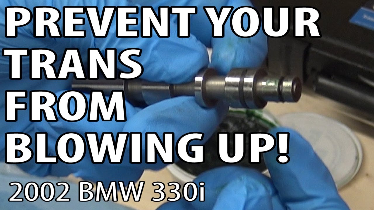BMW E46 ZF 5HP19 Auto Transmission Pressure Regulator Fix DIY